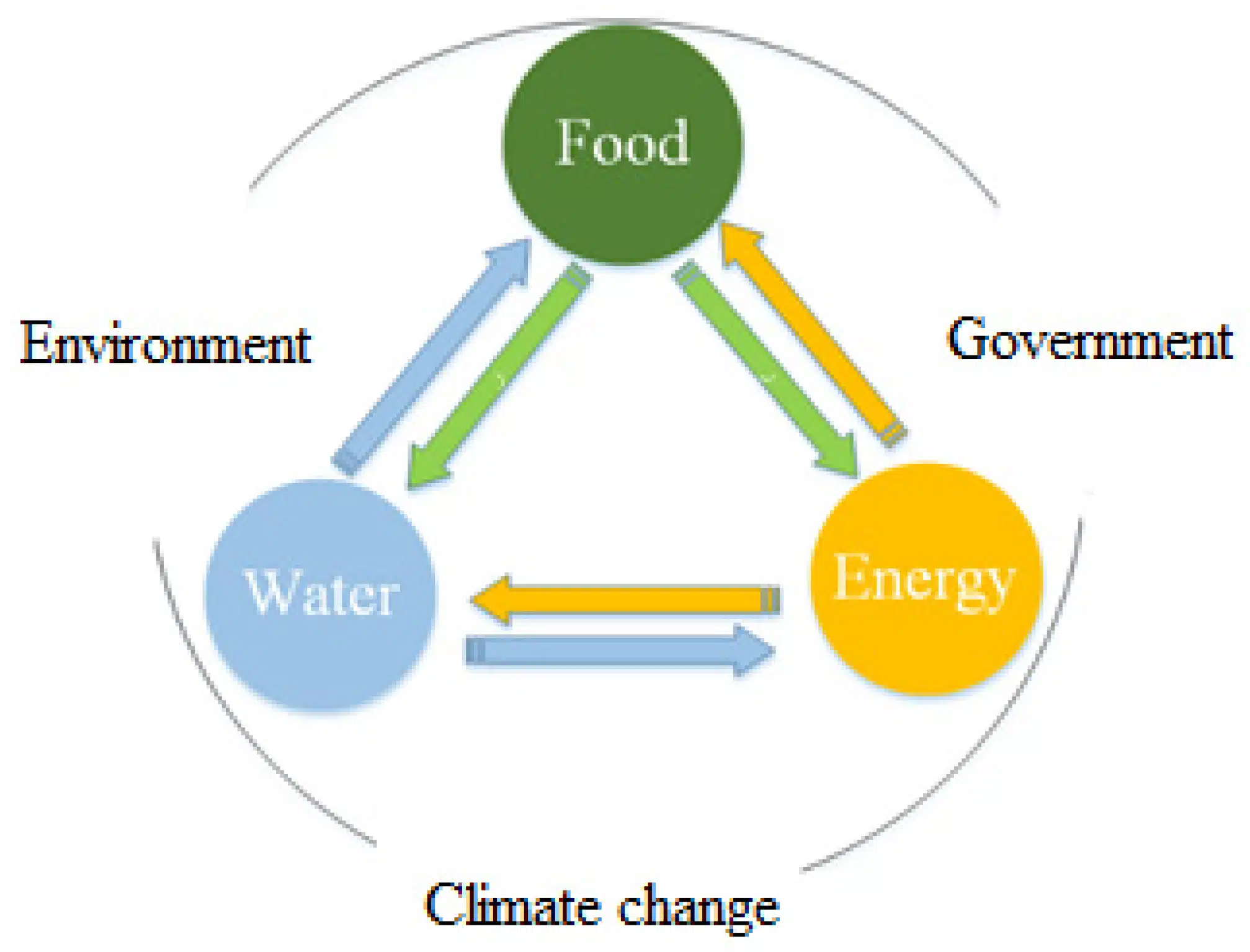 اجزای همبست آب، انرژی، غذا- سائولا